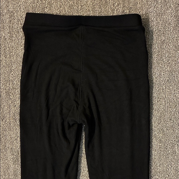 Naked Wardrobe Black Women's Flare Pants - Stretch High-Rise - Picture 5 of 6